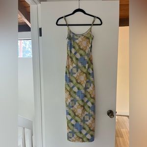 Floral maxi dress S